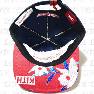 小物 正規品 KITH × Coca-cola キス フローラル キャップ ネイビー