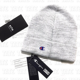 正規品 KITH×Champion キス チャンピオン マルチカラーロゴニット帽