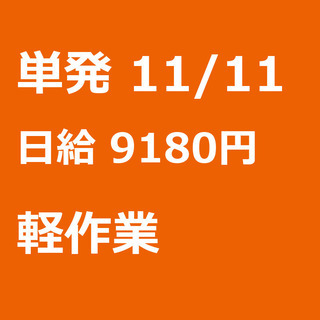 【急募】 11月11日/単発/日払い/横浜市:【面接不要・日払い...