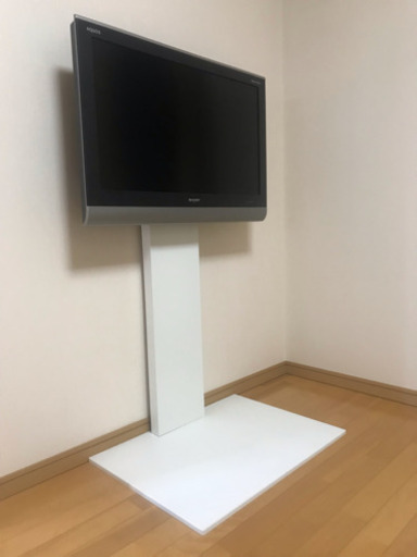 ウォール テレビスタンド 白 美品