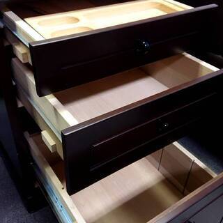 【富士ファニチャー】木目が美しいエグゼクティブデスク【高級オフィス家具】