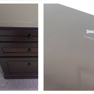 【富士ファニチャー】木目が美しいエグゼクティブデスク【高級オフィス家具】