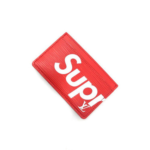 正規品 Supreme × Louis Vuitton エピ カードケース