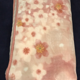 京都西川 毛布 ダブルサイズ ピンク