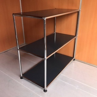 USM Haller ハラーシステム １列２段キャビネット オープン アントラサイト（グレー）