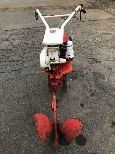 整備済 畝立付 スーパーチビ楽240 2.4馬力 シバウラ 耕運機 KB240Ⅲ 前