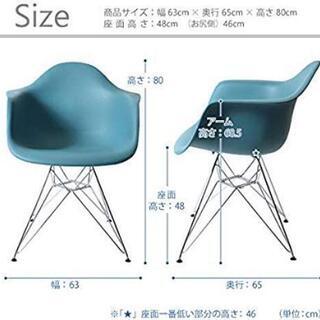 【SOLD】イームズ　チェア　モスグリーン＆オレンジレッド 2脚セット 美品】イームズ チェア モスグリーン＆オレンジレッド 2脚セット
