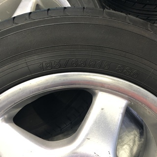 BORBET15インチアルミ　5穴　PCD108　ヨコハマECOSタイヤ　185/65R15　　ボルボ等に
