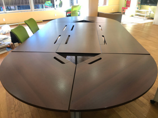 デザイン 会議用テーブル7つセット 事務所テーブル