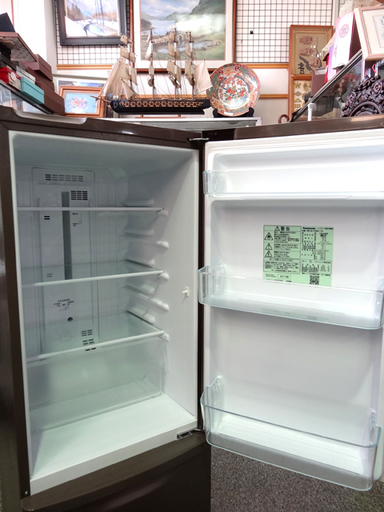 Panasonic 冷蔵庫 ブラウン2017年製NRーB179W