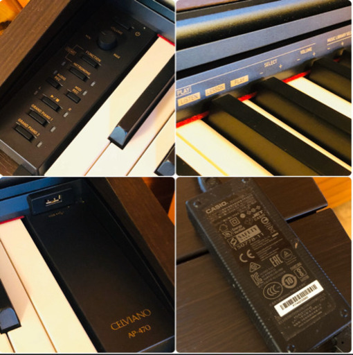 特価！！CASIO CELVIANO AP-470BN 電子ピアノ 88鍵盤 2018年製！極上