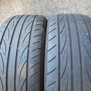 横浜ADVAN FLEVA 91W　215/45R17　レガシィアルミホイール付き