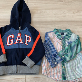 GAPスウェット95 シャツ90 まとめて