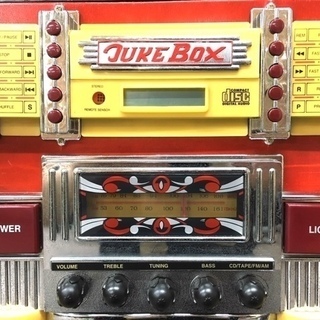☆直接歓迎☆ JUKE BOX CDプレーヤー ラジカセ アメリカン 