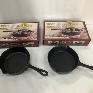 新品　SKILLET スキレット2個セット ミニフライパン 13...