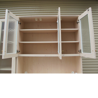 最終モデル 展示品 ブリティッシュカントリーキッチンボードW175 タイルカウンター マーゴット カービーパイン 国産食器棚 セット家具 完成品 アウトレット