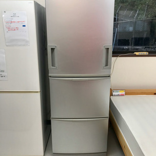 札幌 シャープ 3ドア冷蔵庫 SJ-WA35P 345L 2008年製 どっちでもドア