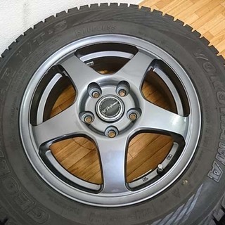 社外アルミ付スタッドレスタイヤ 175/80R15 パジェロミニ/テリオス