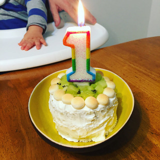 1歳の誕生日を迎える赤ちゃんへ バースデーキャンドル 