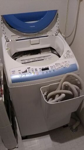 TOSHIBA　08年製　タテ型洗濯乾燥機　AW-E480V