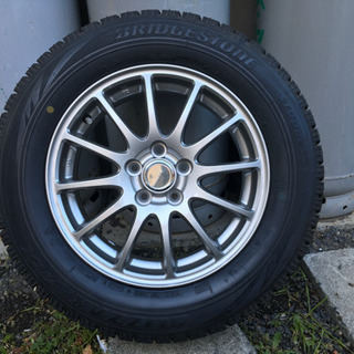 新品スタッドレスブリジストンVRX(195/65r15)新品アルミホイルブリジストン(エコホーム)