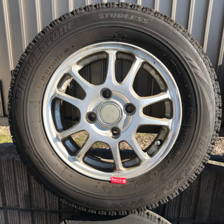 ブリヂストン ブリザック VRX 2018年製造 145/80R13 ホイール付 安い