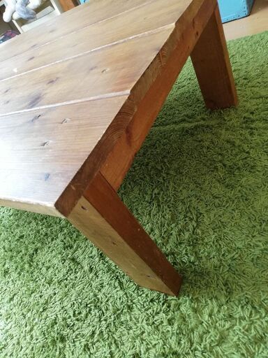 Diy手作りテーブル アンティーク仕上げ みたらし 天理のテーブル 座卓 ローテーブル の中古あげます 譲ります ジモティーで不用品の処分