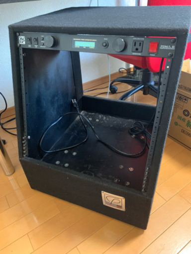 ラックケース・カーペット仕様(10U) 電源付き！！
