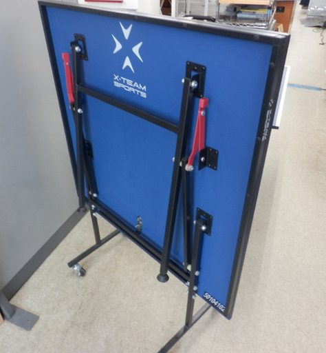 PayPay対応 卓球台 ラケットボールセット 家庭用 1800×900㎜ X-TEAM SPORTS 組立式 折り畳み 壁打ち 札幌市西区西野 PayPay対応 卓球台 ラケットボールセット 家庭用 1800×900㎜ X-TEAM