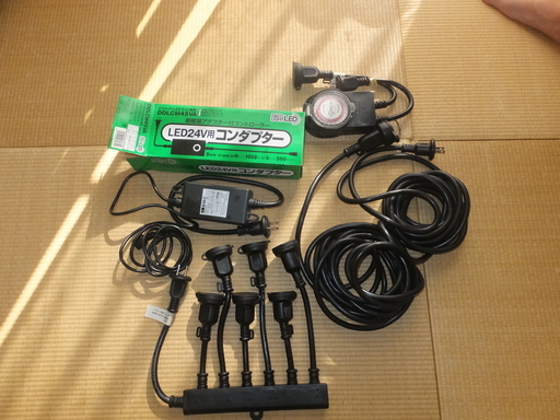 【再値下げ】屋外用LEDイルミネーションライト一式　クリスマスにいかがですか？