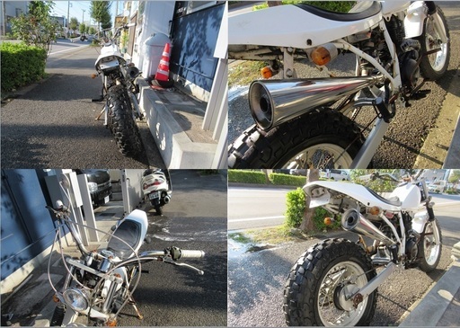 埼玉川口発！ヤマハ　TW200　スカチューン　ホワイト　レストアベース 埼玉川口発！ヤマハ TW200 スカチューン ホワイト レストアベース 2025