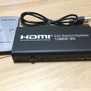 ELEVIEW HDMI 切替器 HDMI 分配器 2入力2出力...