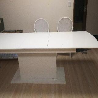 大塚家具ダイニングテーブル 伸長可