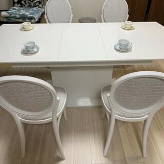 大塚家具ダイニングテーブル 伸長可