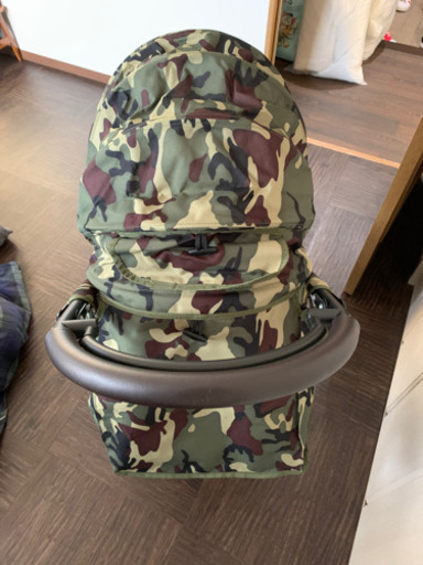 エアバギー ベビーカー 迷彩 カモフラージュ 美品