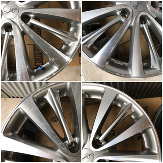 BEO アルミホイール 18×7J 5穴 PCD114.3 オフセット38 4本セット 
