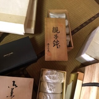 新品/未使用品 徳三郎 深川窯 親子鉢 小皿等 箱付 おまとめ