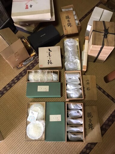 新品/未使用品　徳三郎　深川窯　親子鉢　小皿等　箱付　おまとめ
