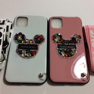 Iphone11ミッキー宝石スマホケース ゆっきー 都城の携帯アクセサリーの中古あげます 譲ります ジモティーで不用品の処分