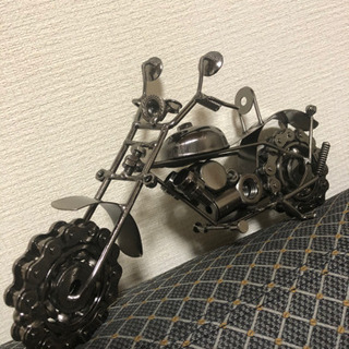 【ブリキ製】手作りオートバイ