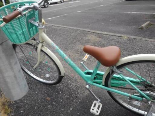 タイヤ交換 自転車 後輪 ２４インチ