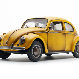 SunStar/サンスター VW ビートル サルーン 1961 Bee イエロー ( 古錆  