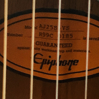 エピフォン アコースティックギター AJ25S-VS