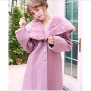 ♡ ケープフェイクファーコート ♡