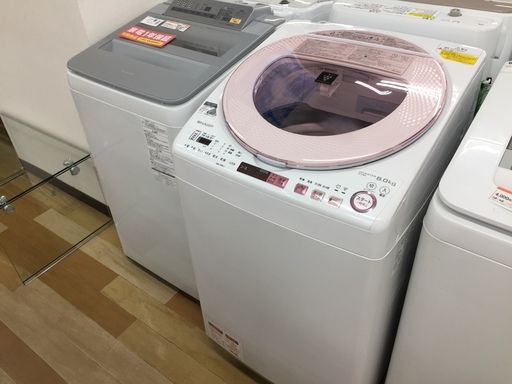 安心の1年保証付！2017年製 SHARPの縦型洗濯乾燥機【トレファク岸和田】