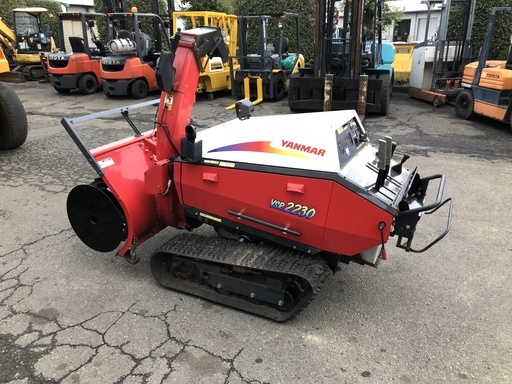 動画有　YANMAR YSR 2230　除雪機