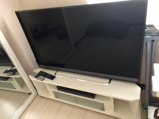 決まりました　美品 東芝 50インチテレビ ブルーレイレコーダー テレビ台