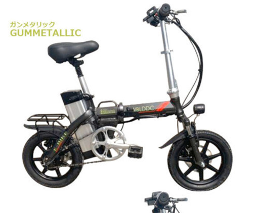 アクセル付き電動自転車　モペットタイプ