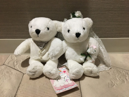 ウェディングベア結婚式 二次会にウェルカムベア Hirotama 打出のパーティグッズの中古あげます 譲ります ジモティーで不用品の処分