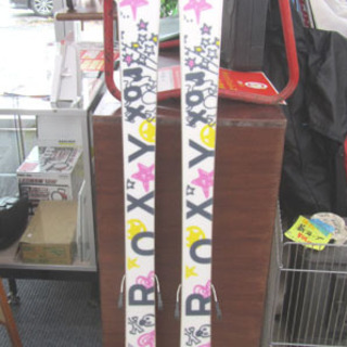 ROXY 子供用 スキー 板 158cm All mountain rox ビンディング付き 2点